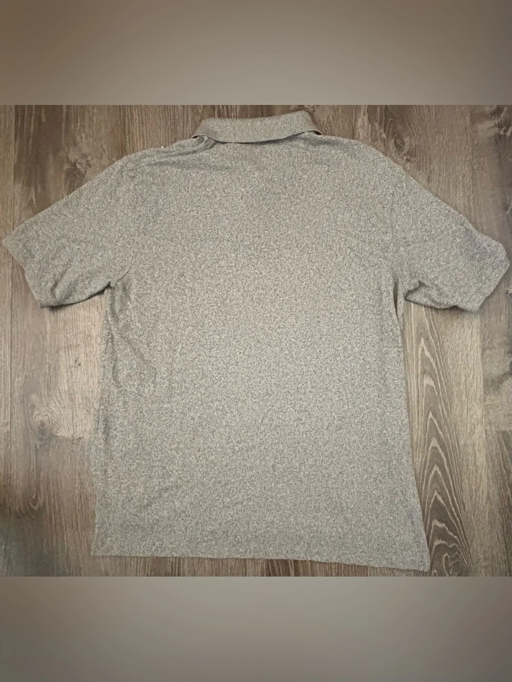 Ralph Lauren Men's Heather Gray Polo with Red Pony Embroidery